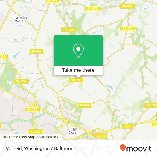 Mapa de Vale Rd, Oakton, VA 22124