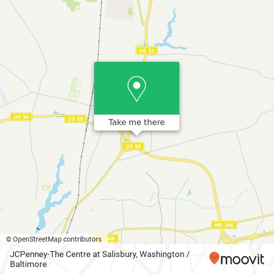 JCPenney-The Centre at Salisbury map