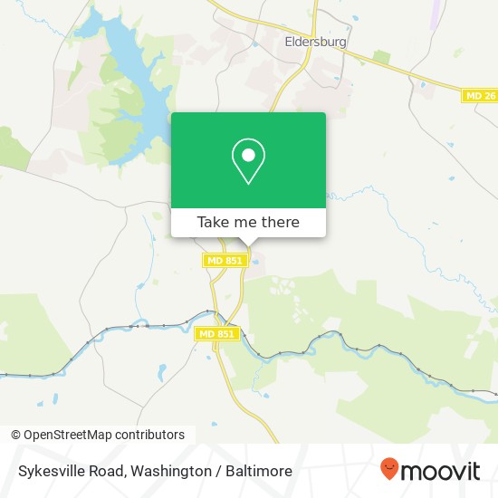 Mapa de Sykesville Road, Sykesville Rd, Sykesville, MD, USA