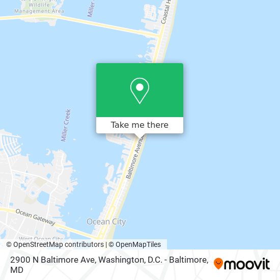 Mapa de 2900 N Baltimore Ave