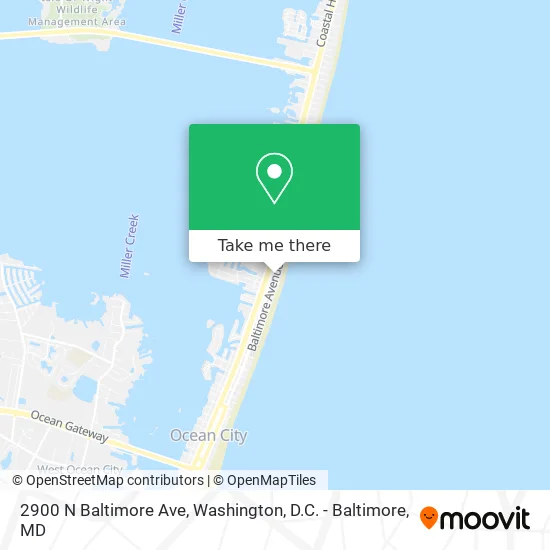 2900 N Baltimore Ave map