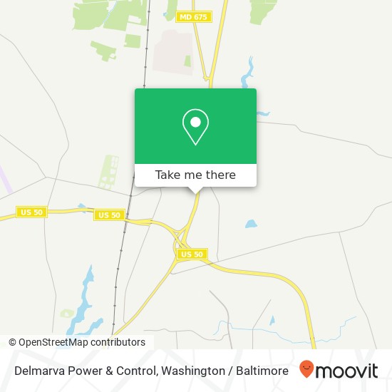 Delmarva Power & Control map