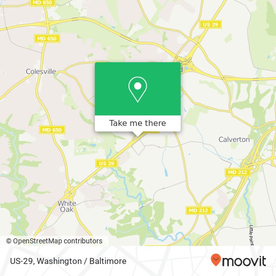 US-29, Silver Spring, MD 20904 map