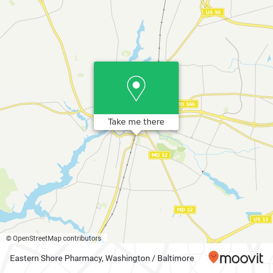 Mapa de Eastern Shore Pharmacy