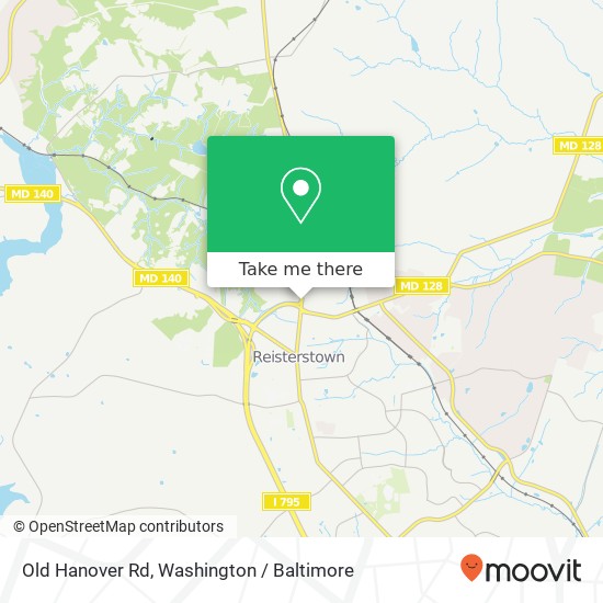 Old Hanover Rd, Reisterstown, MD 21136 map