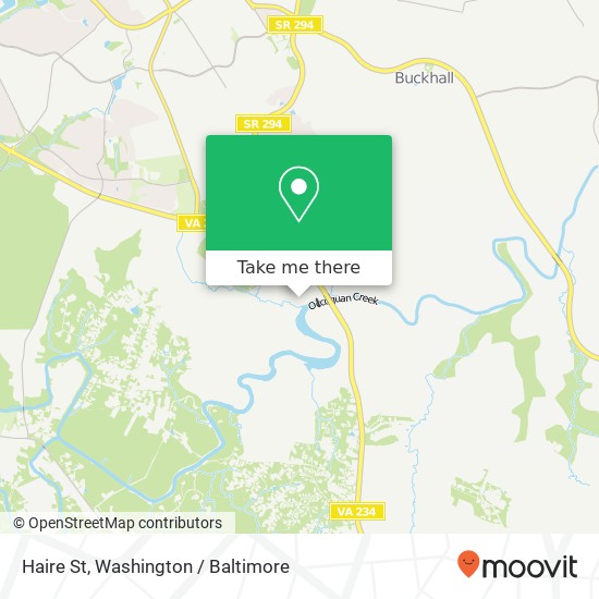 Haire St, Manassas, VA 20112 map