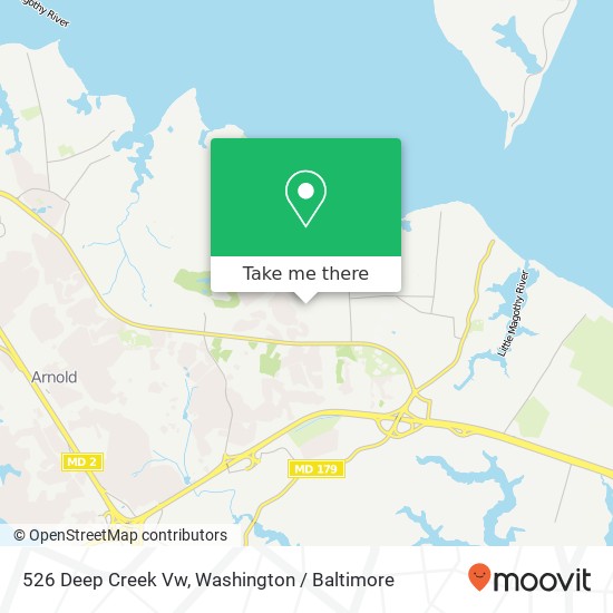 526 Deep Creek Vw, Annapolis, MD 21409 map