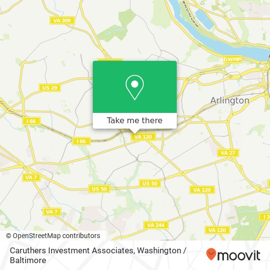 Caruthers Investment Associates map