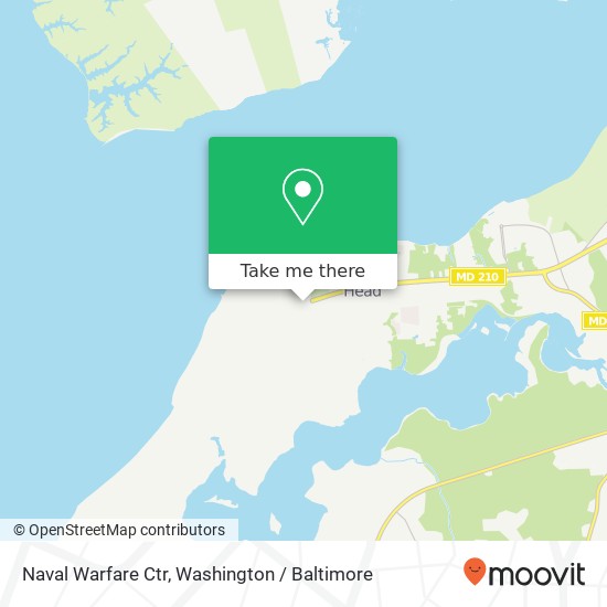 Naval Warfare Ctr map