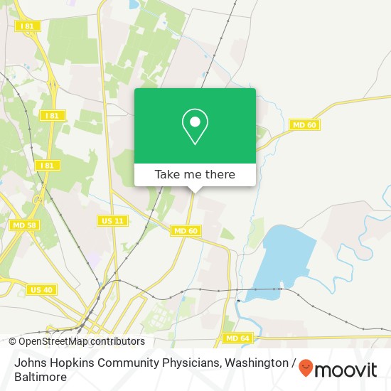 Johns Hopkins Community Physicians, 12916 Conamar Dr map