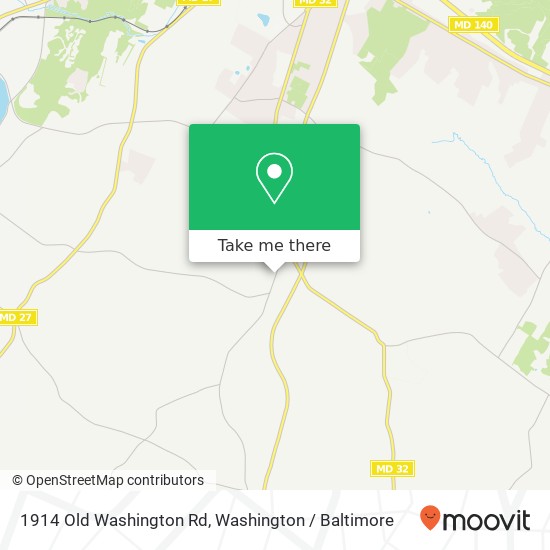 1914 Old Washington Rd, Westminster, MD 21157 map