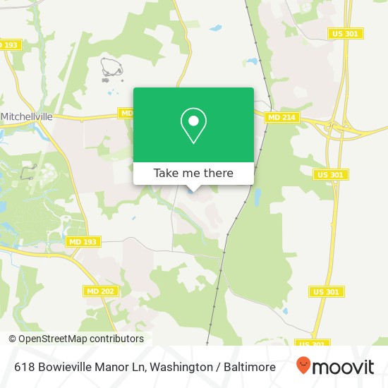 618 Bowieville Manor Ln, Upper Marlboro, MD 20774 map