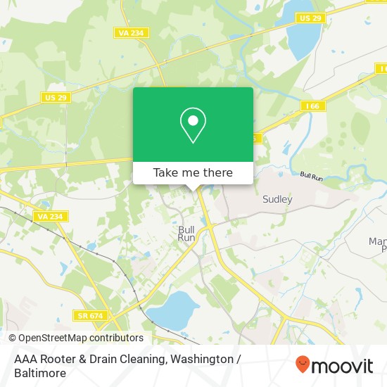 Mapa de AAA Rooter & Drain Cleaning