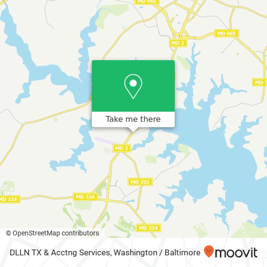 DLLN TX & Acctng Services, 2979 Solomons Island Rd map