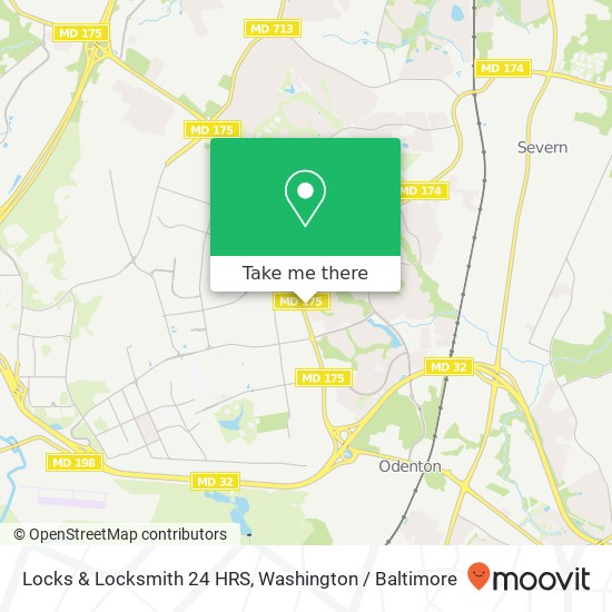 Locks & Locksmith 24 HRS, 1682 Annapolis Rd map