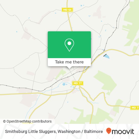 Mapa de Smithsburg Little Sluggers, 22 N Main St