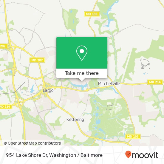 954 Lake Shore Dr, Bowie, MD 20721 map