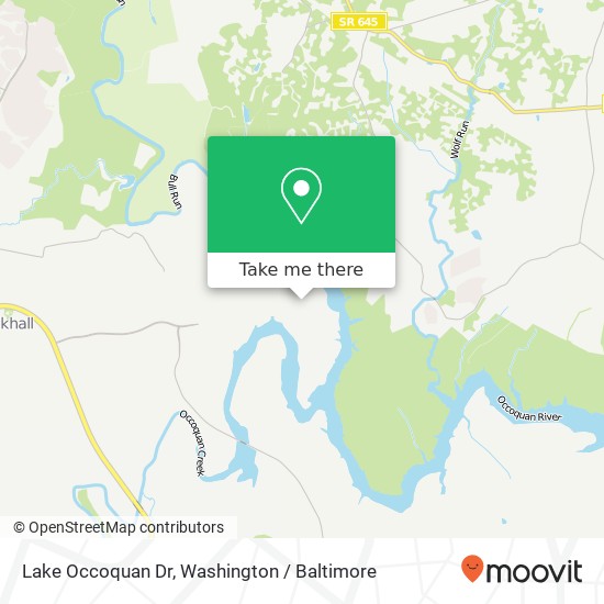 Lake Occoquan Dr, Manassas, VA 20111 map