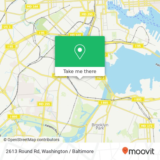 2613 Round Rd, Brooklyn, MD 21225 map