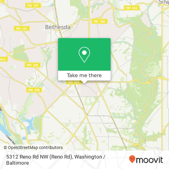 5312 Reno Rd NW (Reno Rd), Washington, DC 20015 map