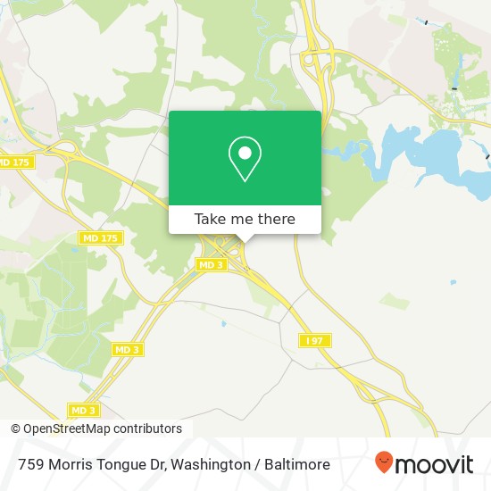 759 Morris Tongue Dr, Millersville, MD 21108 map