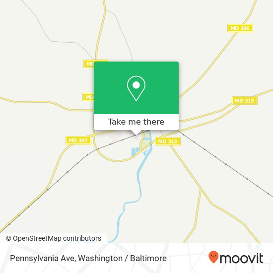 Pennsylvania Ave, Federalsburg, MD 21632 map