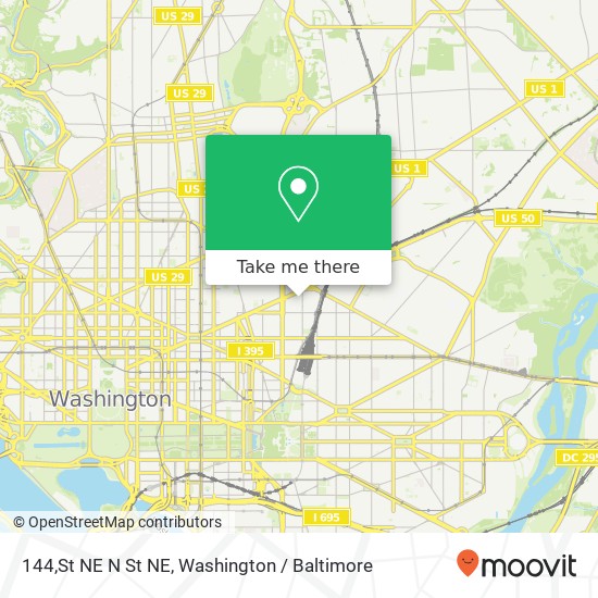 144,St NE N St NE, Washington, DC 20002 map