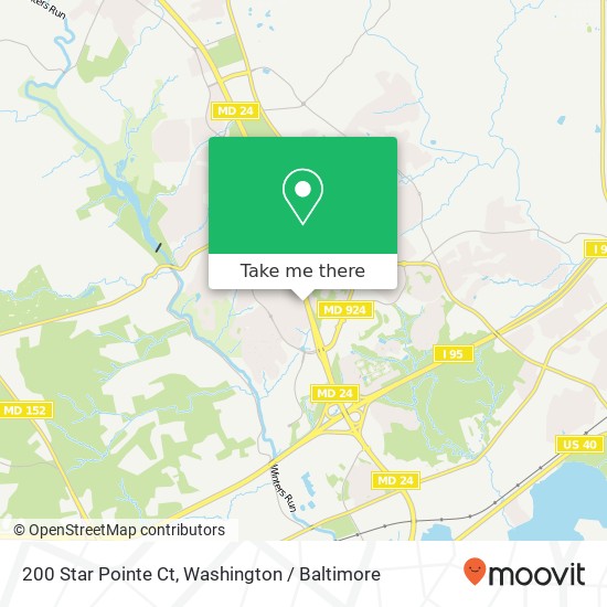 200 Star Pointe Ct, Abingdon, MD 21009 map