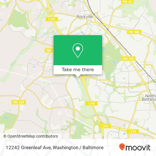 12242 Greenleaf Ave, Potomac, MD 20854 map