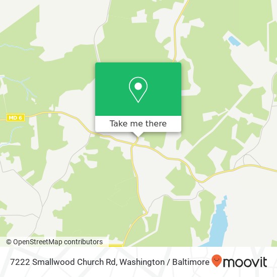 Mapa de 7222 Smallwood Church Rd, Indian Head, MD 20640