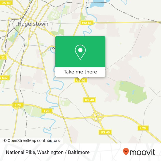 National Pike, Hagerstown, MD 21740 map