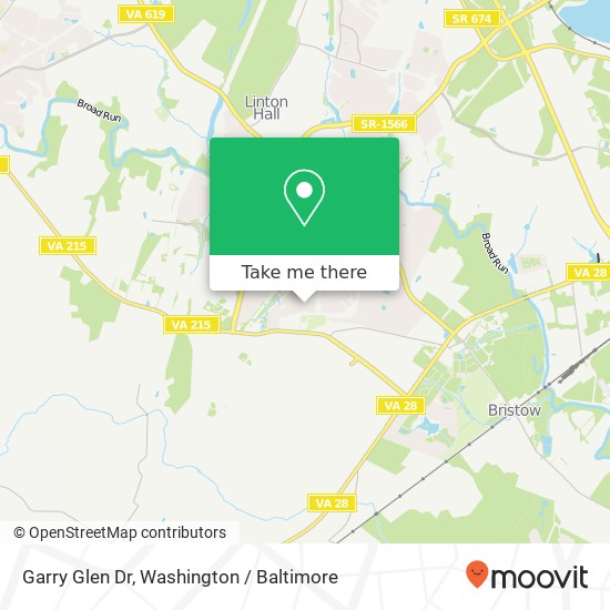 Garry Glen Dr, Bristow, VA 20136 map