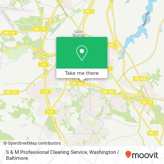 Mapa de S & M Professional Cleaning Service, 221 Woodhill Dr