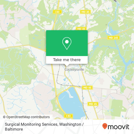 Mapa de Surgical Monitoring Services, 11011 McCormick Rd