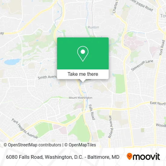 6080 Falls Road map