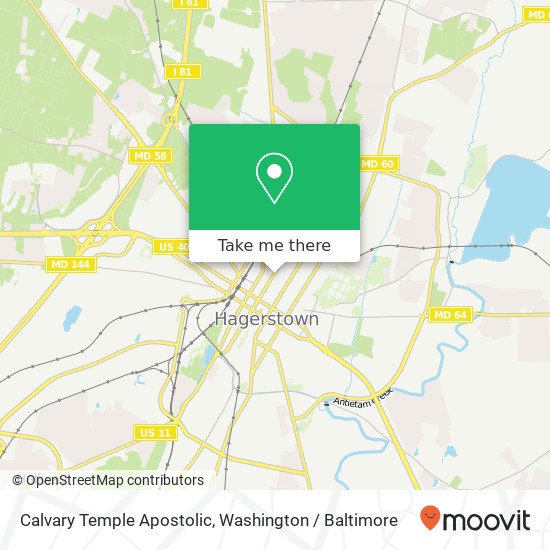 Calvary Temple Apostolic, 350 Jonathan St map