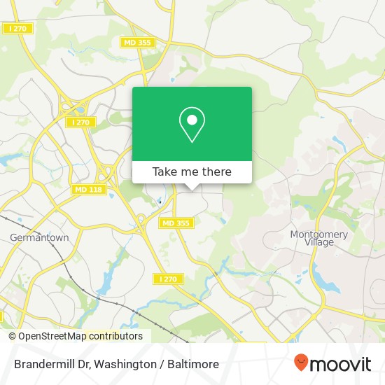 Brandermill Dr, Germantown, MD 20876 map