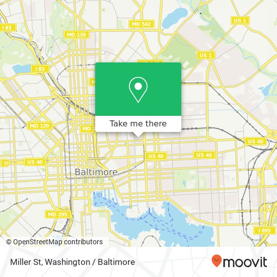 Miller St, Baltimore, MD 21205 map