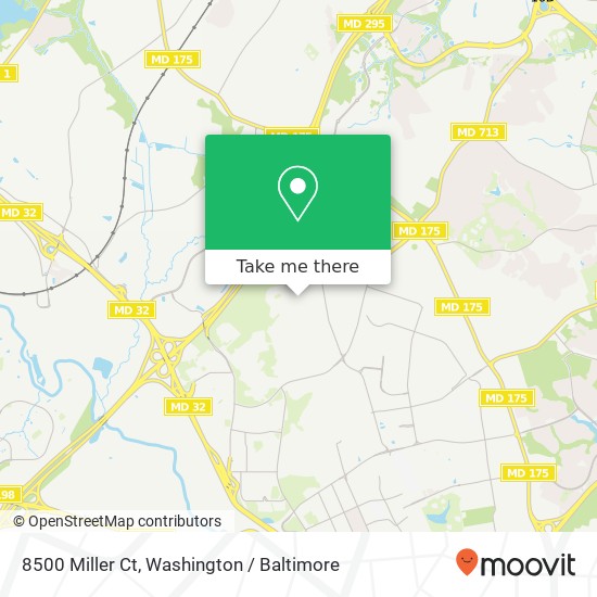 8500 Miller Ct, Fort Meade, MD 20755 map