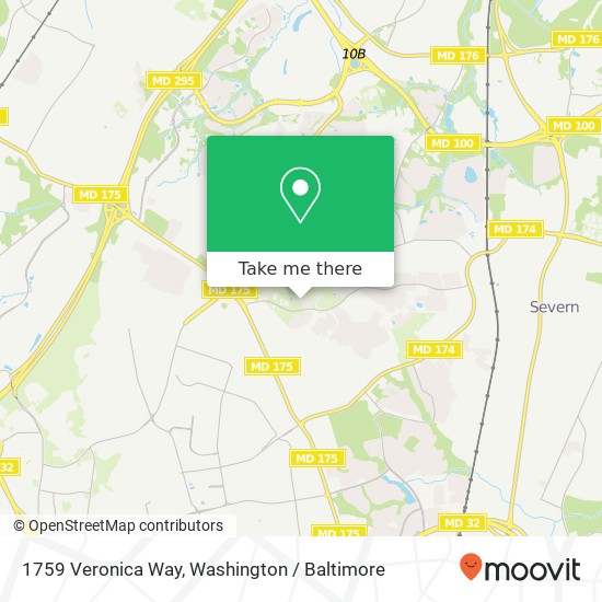 1759 Veronica Way, Severn, MD 21144 map