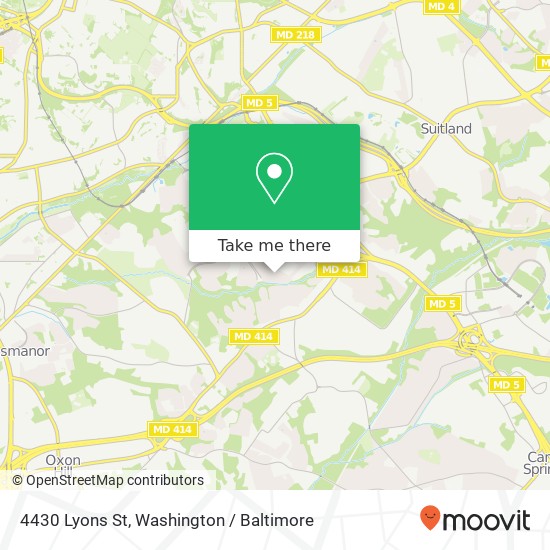 4430 Lyons St, Temple Hills, MD 20748 map