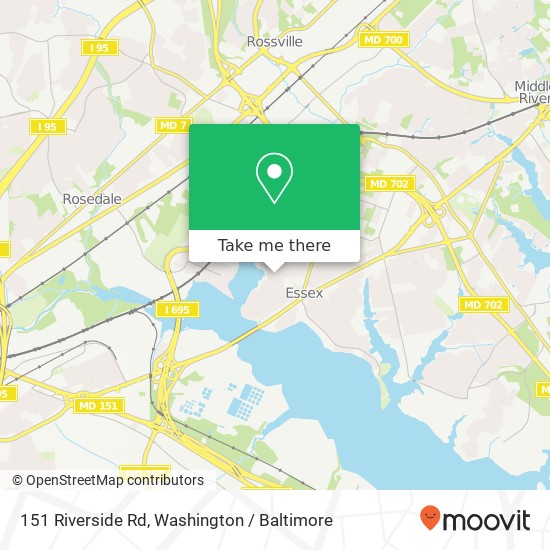 151 Riverside Rd, Essex, MD 21221 map