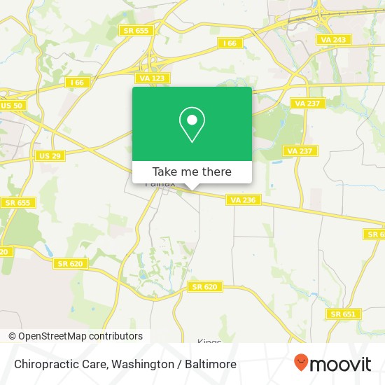 Mapa de Chiropractic Care, 10195 Main St