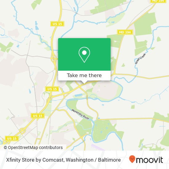 Xfinity Store by Comcast, 1700 Kingfisher Dr map