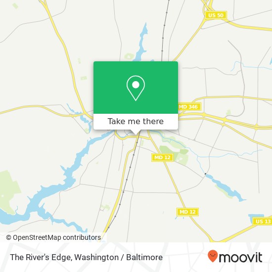 Mapa de The River's Edge, 300 S Salisbury Blvd