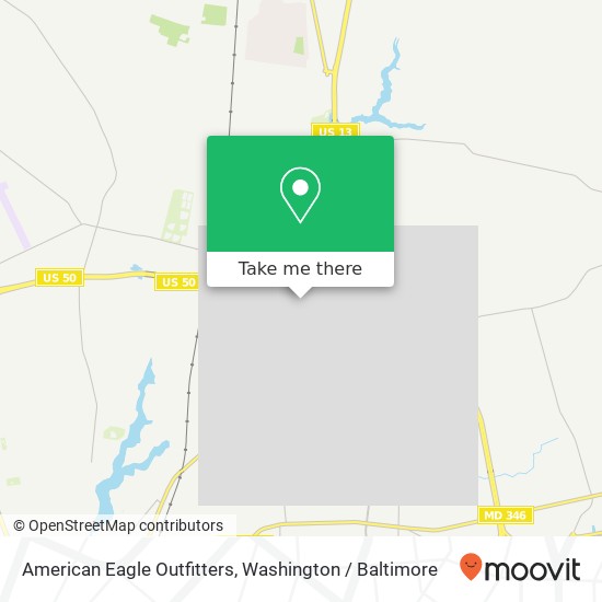 American Eagle Outfitters, 2300 N Salisbury Blvd map