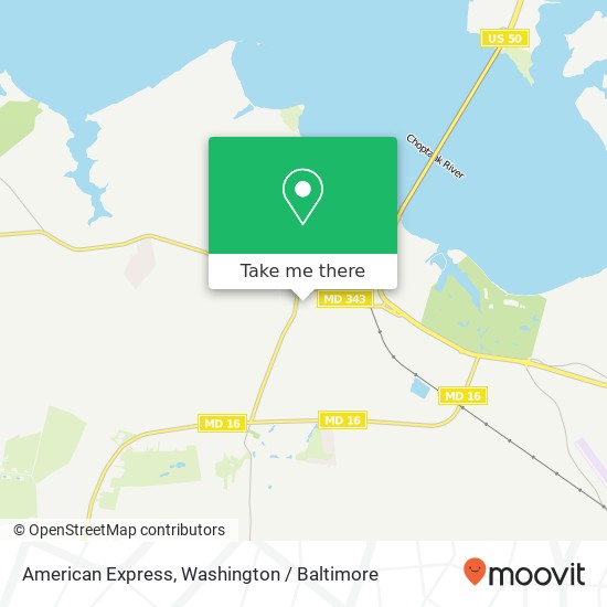 Mapa de American Express, 413 Boundary Ave