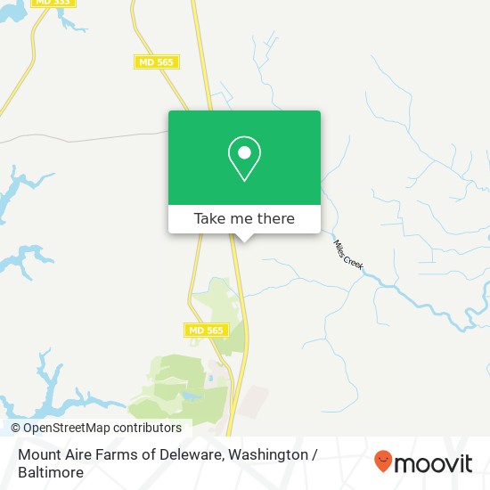 Mapa de Mount Aire Farms of Deleware