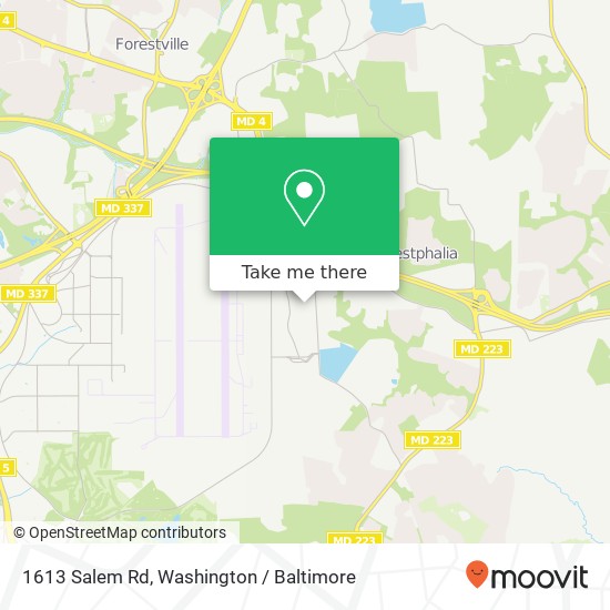 1613 Salem Rd, Andrews Air Force Base, MD 20762 map