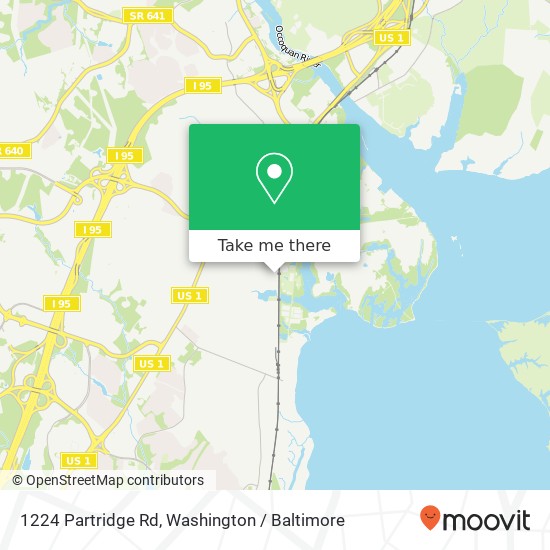 1224 Partridge Rd, Woodbridge, VA 22191 map